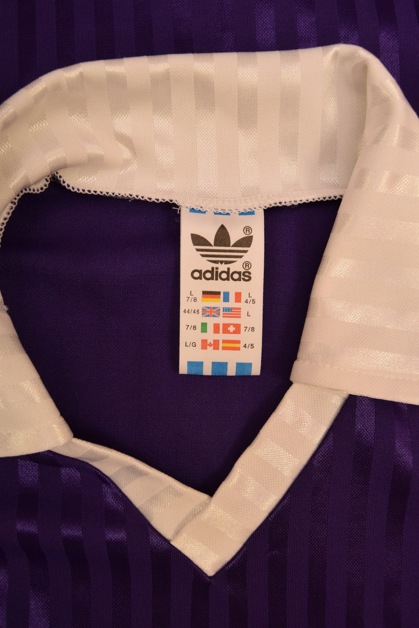 R.S.C. Anderlecht Bruxelles Adidas 1989 1990 1991 1992 Away Football Shirt Made in UK Size L