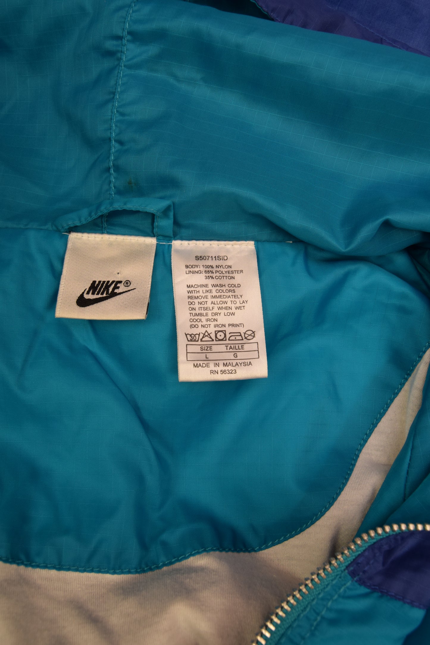 Vintage 90s Nike Just Do It Jacket / Shell Size L