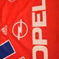 Bayern München Adidas Equipment  1991 - 1992 - 1993 Home Football Shirt No # 10 Red Blue Opel Size XL