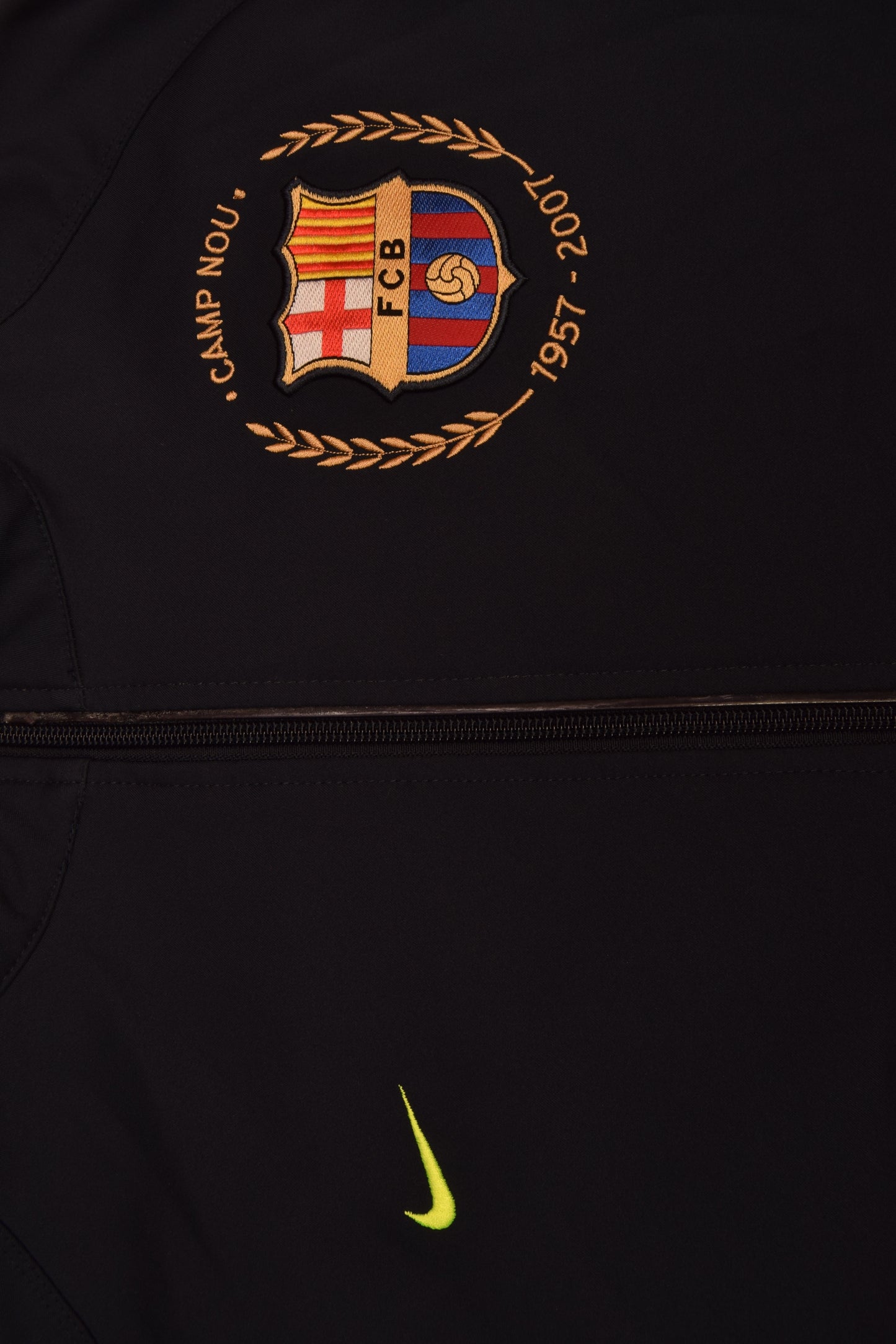 Barcelona Nike 2007-2008 Jacket Camp Nou 1957-2007 Blue Size L