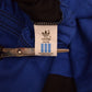 Vintage Glasgow Rangers Adidas Dril Top Sweatshirt 1994 1995 McEwans Lager Made in UK Black Blue Cotton Size 44/46 XL