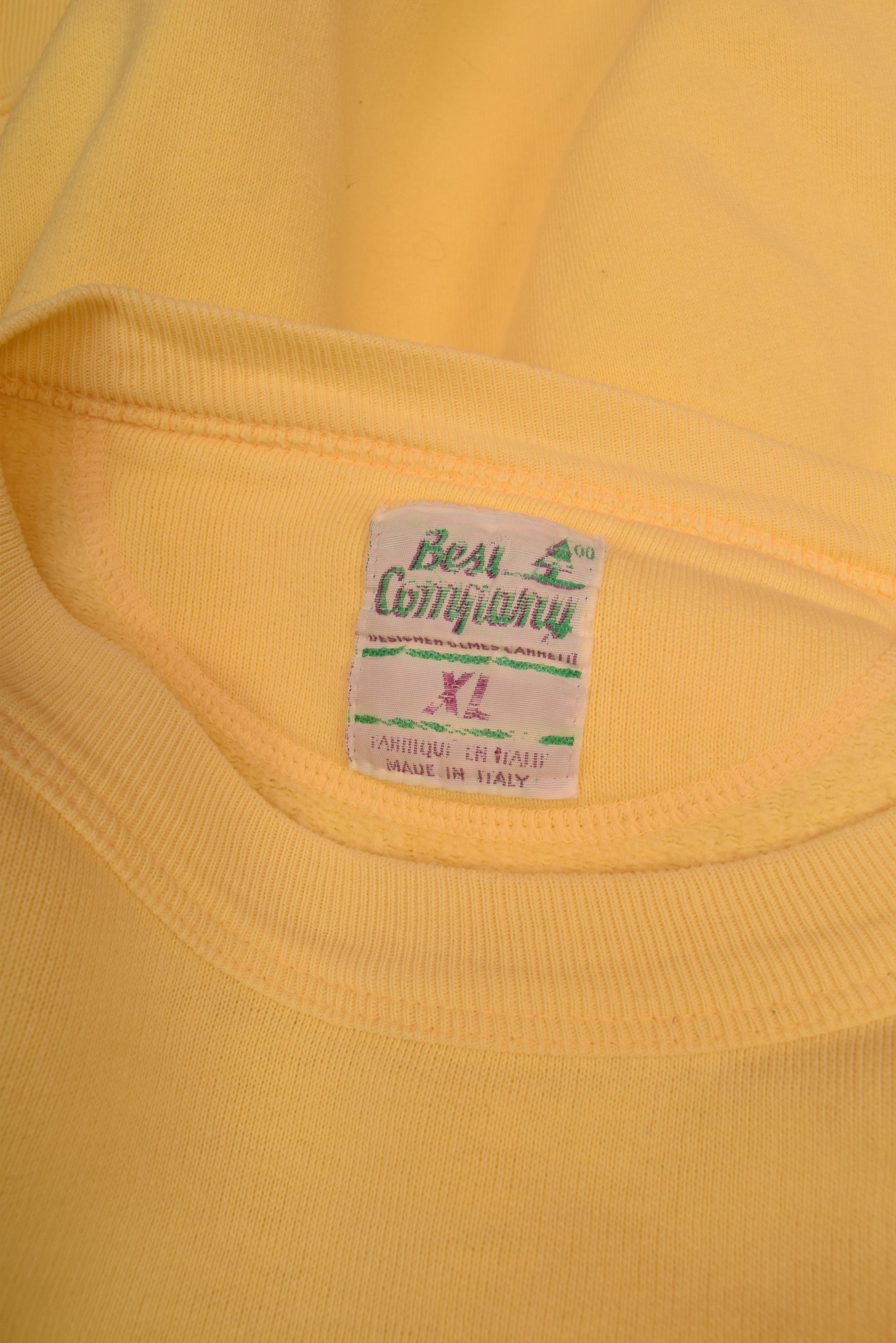 Vintage 80's Best Company Sweatshirt Crewneck Ski Team Squaw Valley California USA Made in USA Size XL