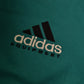 Vintage 90's Adidas Equipment EQT Sweatshirt / Crew Neck Green Boxy M L Made in Hong Kong Cotton Wide Collar