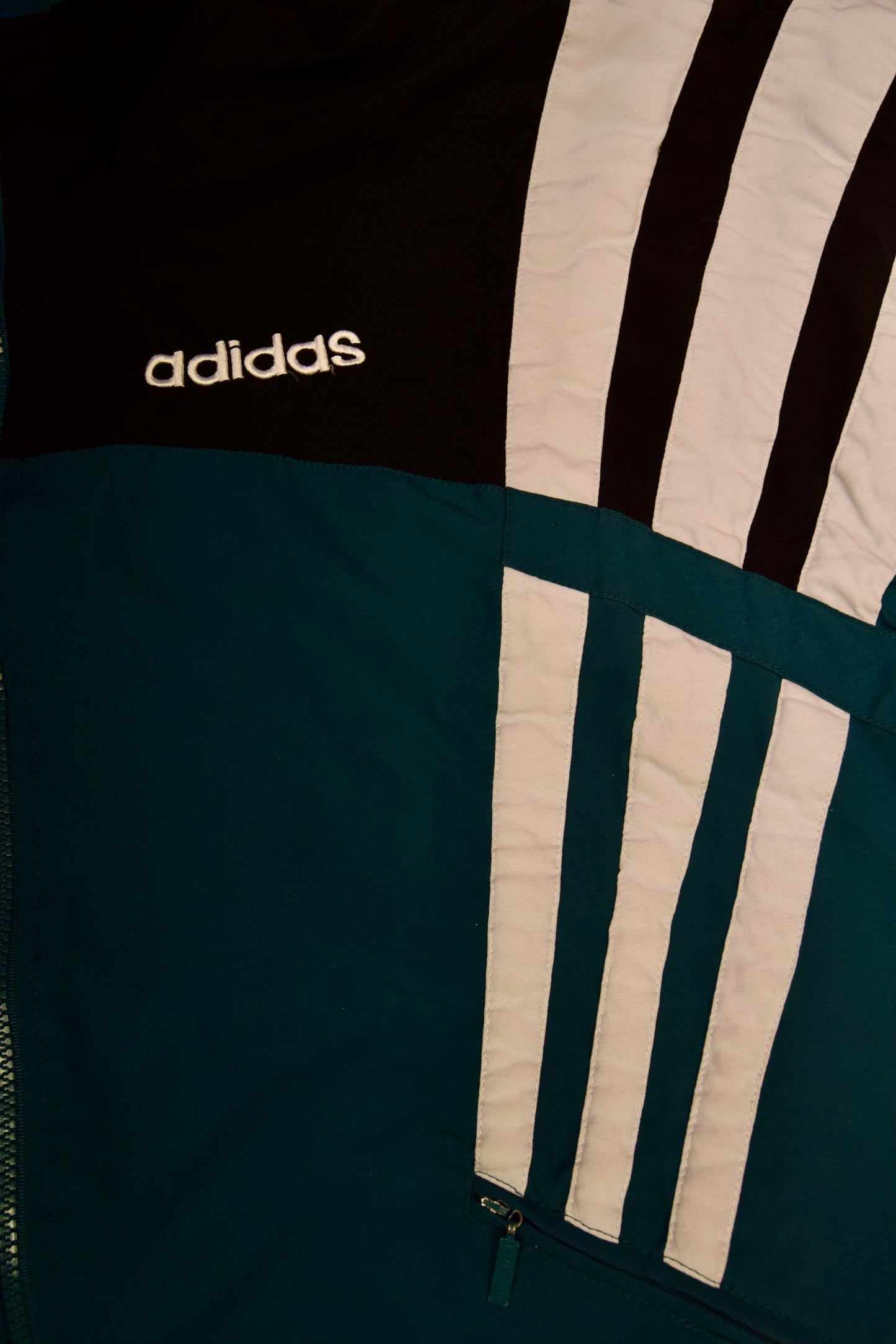 Vintage Adidas Track Suit 1996 Green Black Grey