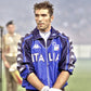 Buffon wearing Italy Italia Jacket 1999 2000 Kappa  Blue Euro 2000
