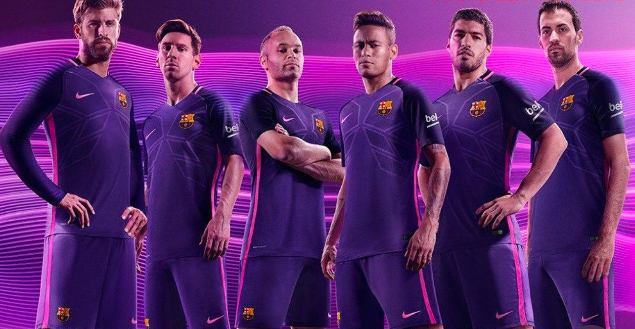  FC Barcelona Nike Aeroswift 2016 - 2017 Player's Issue / Edition Away Football Deadstock BNWT Shirt Size M Unicef
