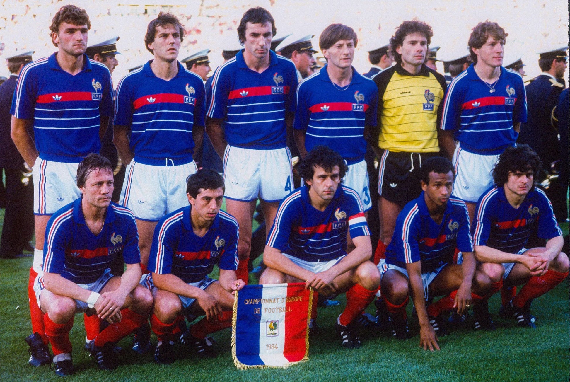 France Euro 1984 Team Platini