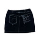 Vintage 90's Moschino Jeans Skirt Black Made in Italy Size M