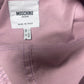 Vintage Moschino Jeans Coat Made in Italy Cotton Pink- Lilac Size M-L