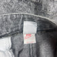 Vintage 80's 90's Nike Challenge Court Denim Acid Washed Shorts Tennis Festival Andre Agassi Made in Italy Gray Size M-L
