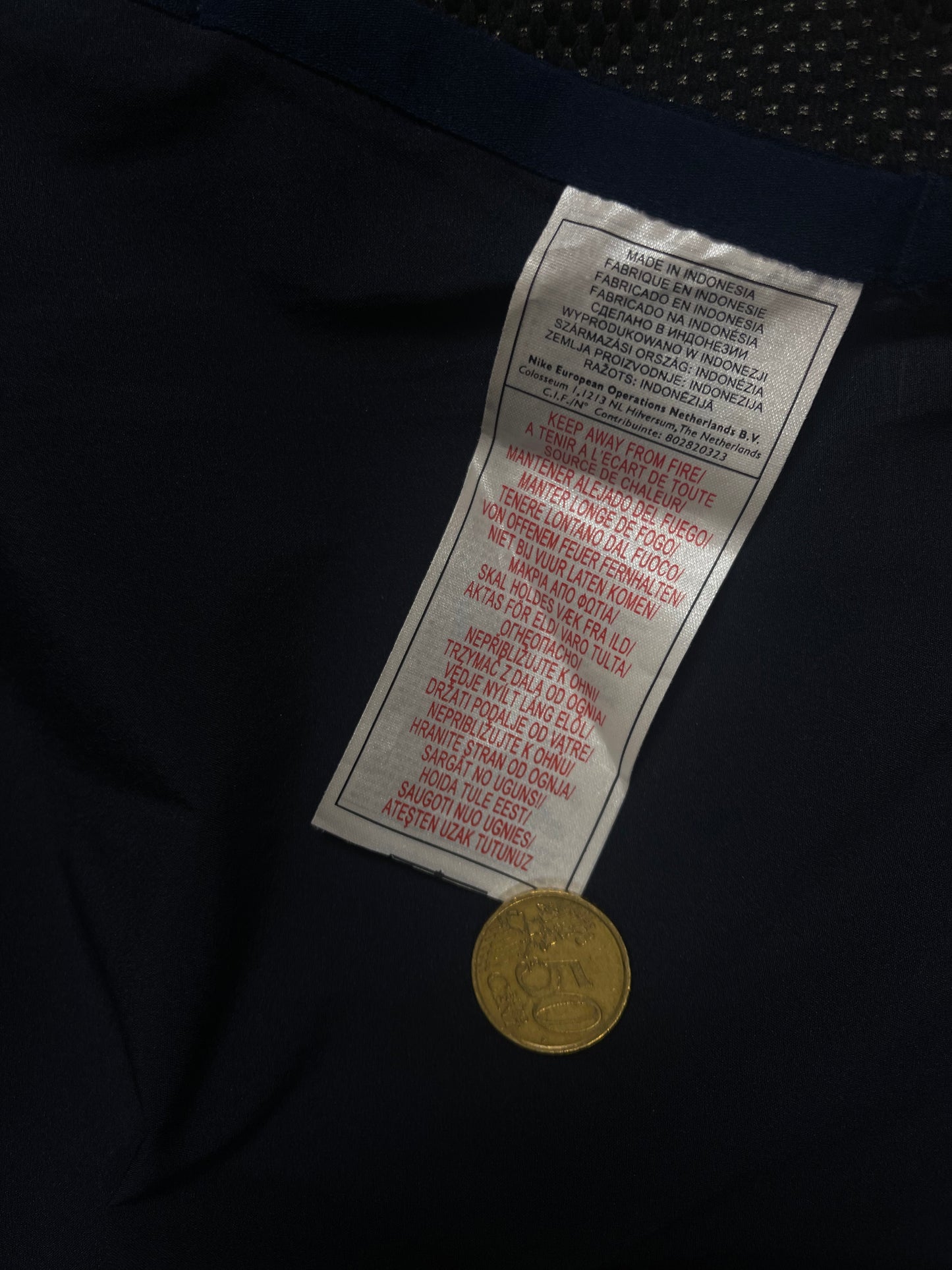 💎 🇵🇹Rare Iconic Y2K Nike Total 90 Portugal Drill Top 2004 - 2006 Sweatshirt Training Top Size M Cristiano Ronaldo Figo