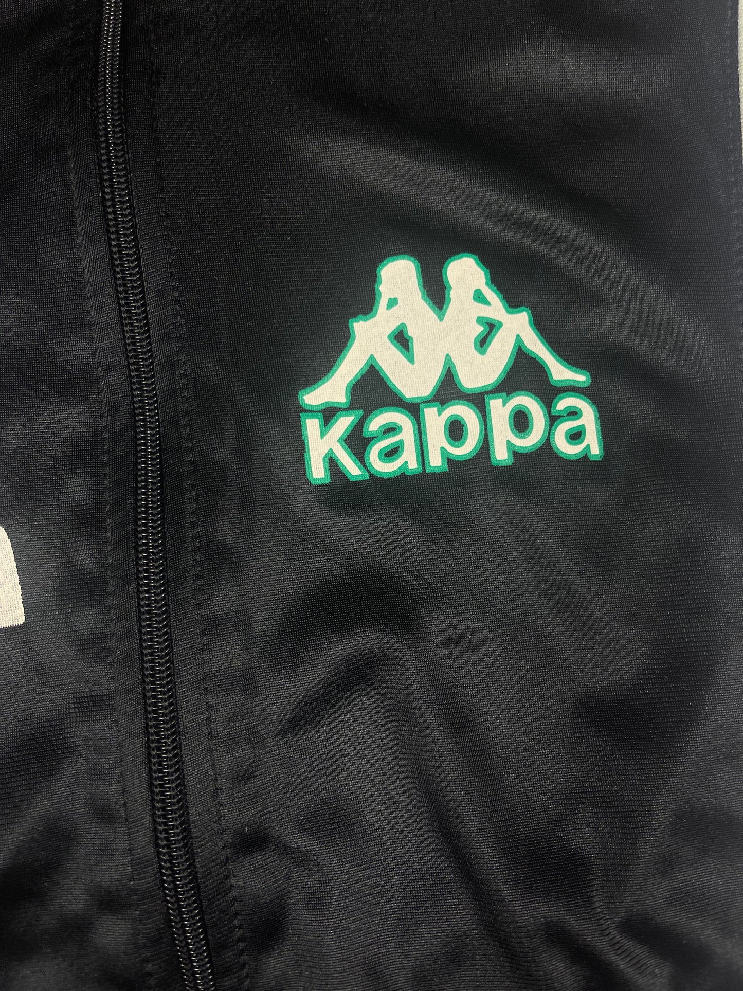 Juventus Kappa 1990 - 1991 Track Top Jacket Upim Size L Black White