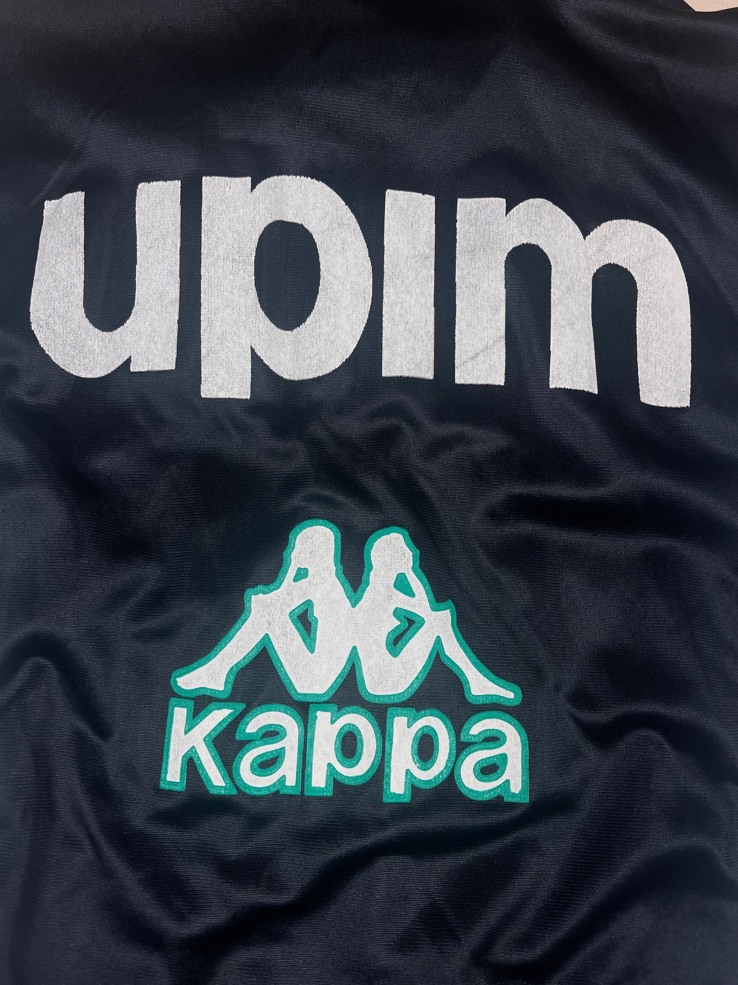 Juventus Kappa 1990 - 1991 Track Top Jacket Upim Size L Black White