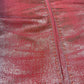 Y2K Just Cavalli Pants Made in Italy Very Low Waist Sunset Orange Pink Gold Shimmer Accents Size M-L