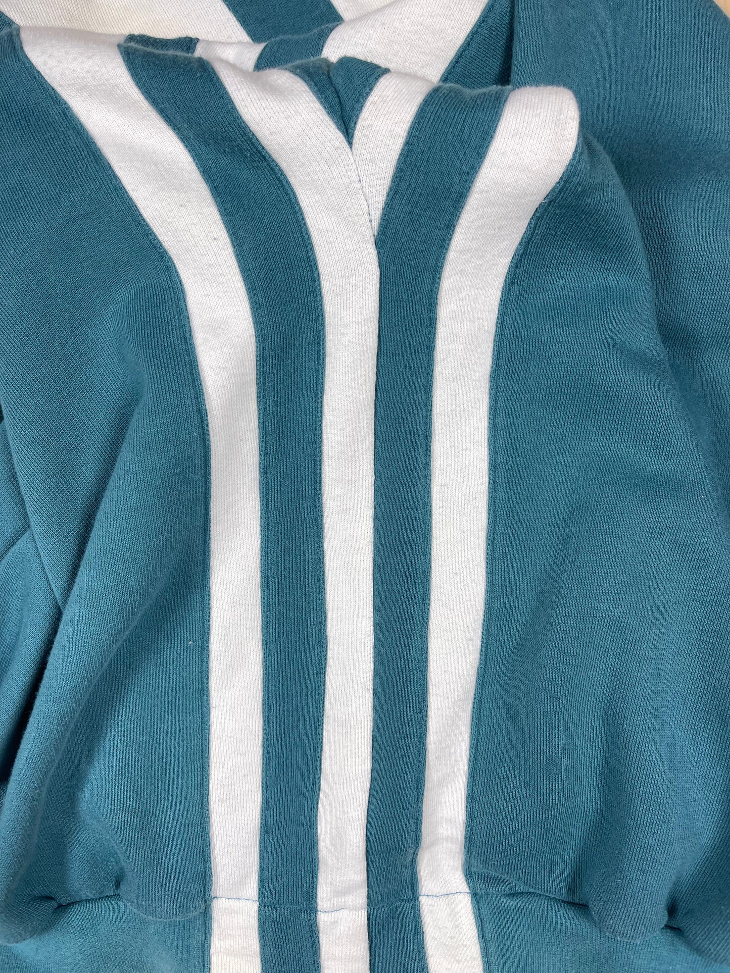 90's Vintage Rare Adidas Equipment Eqt Sweatshirt Crew Neck Cotton Green White Size L-XL