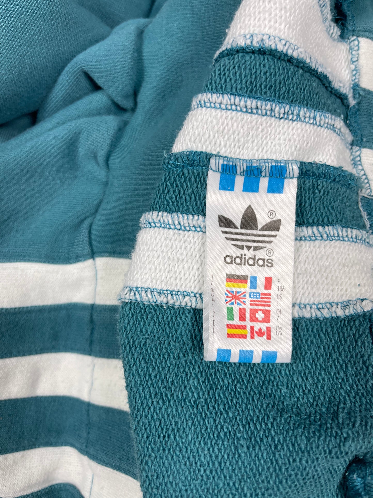 90's Vintage Rare Adidas Equipment Eqt Sweatshirt Crew Neck Cotton Green White Size L-XL