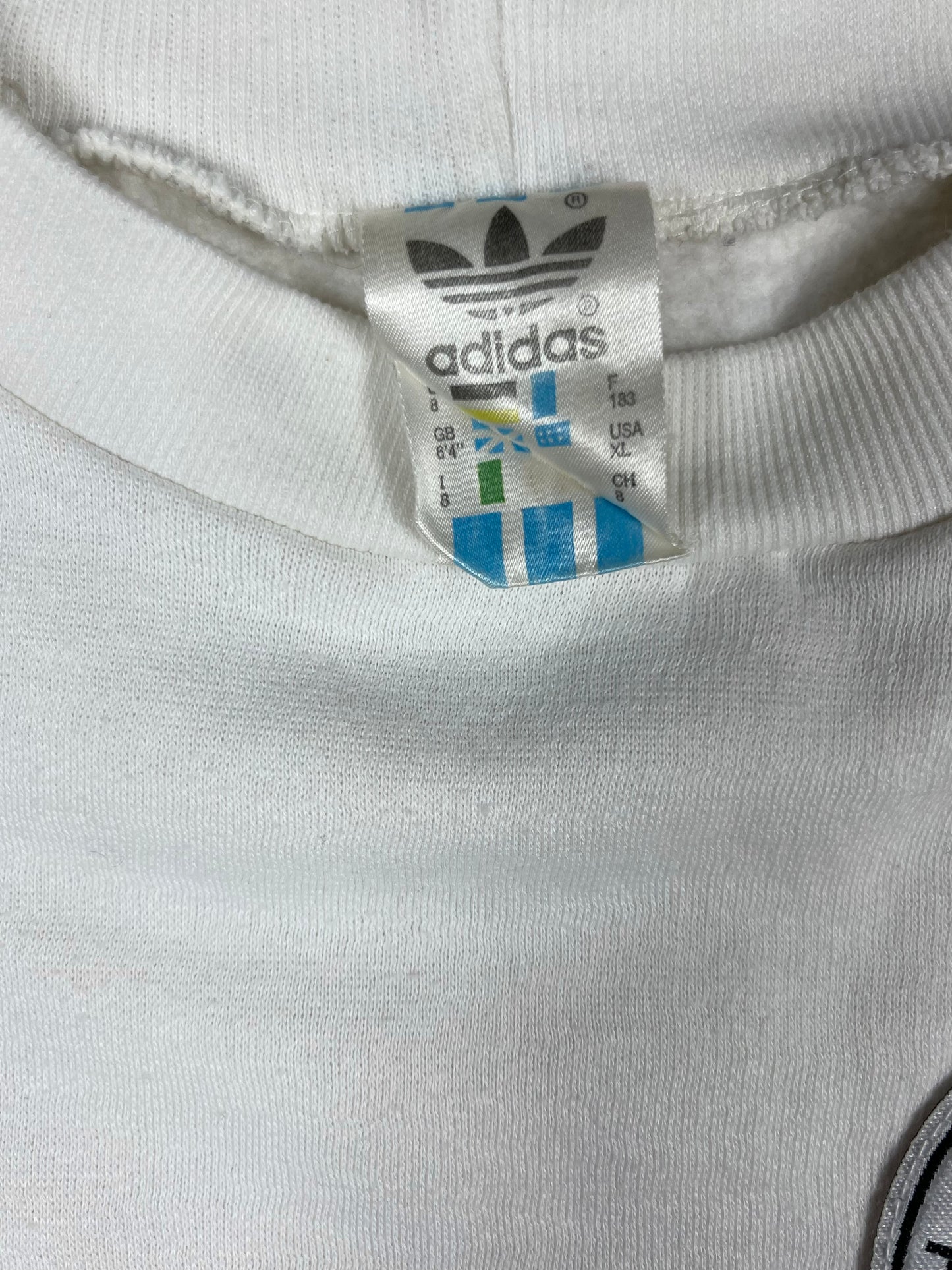 🇩🇪 💎 ⚽️ Authentic Iconic Vintage Germany Deutschland Adidas 1989-1991 Italia 90 Ciao FIFA Coppa del Mondo Football Sweatshirt Size M-L-XL White Black Red Yellow