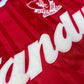Vintage Liverpool Adidas Home Football Shirt 1988 - 1989 Soccer Jersey Candy Red Made in UK Size Slim Fit S