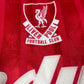 Vintage Liverpool Adidas Home Football Shirt 1988 - 1989 Soccer Jersey Candy Red Made in UK Size Slim Fit S
