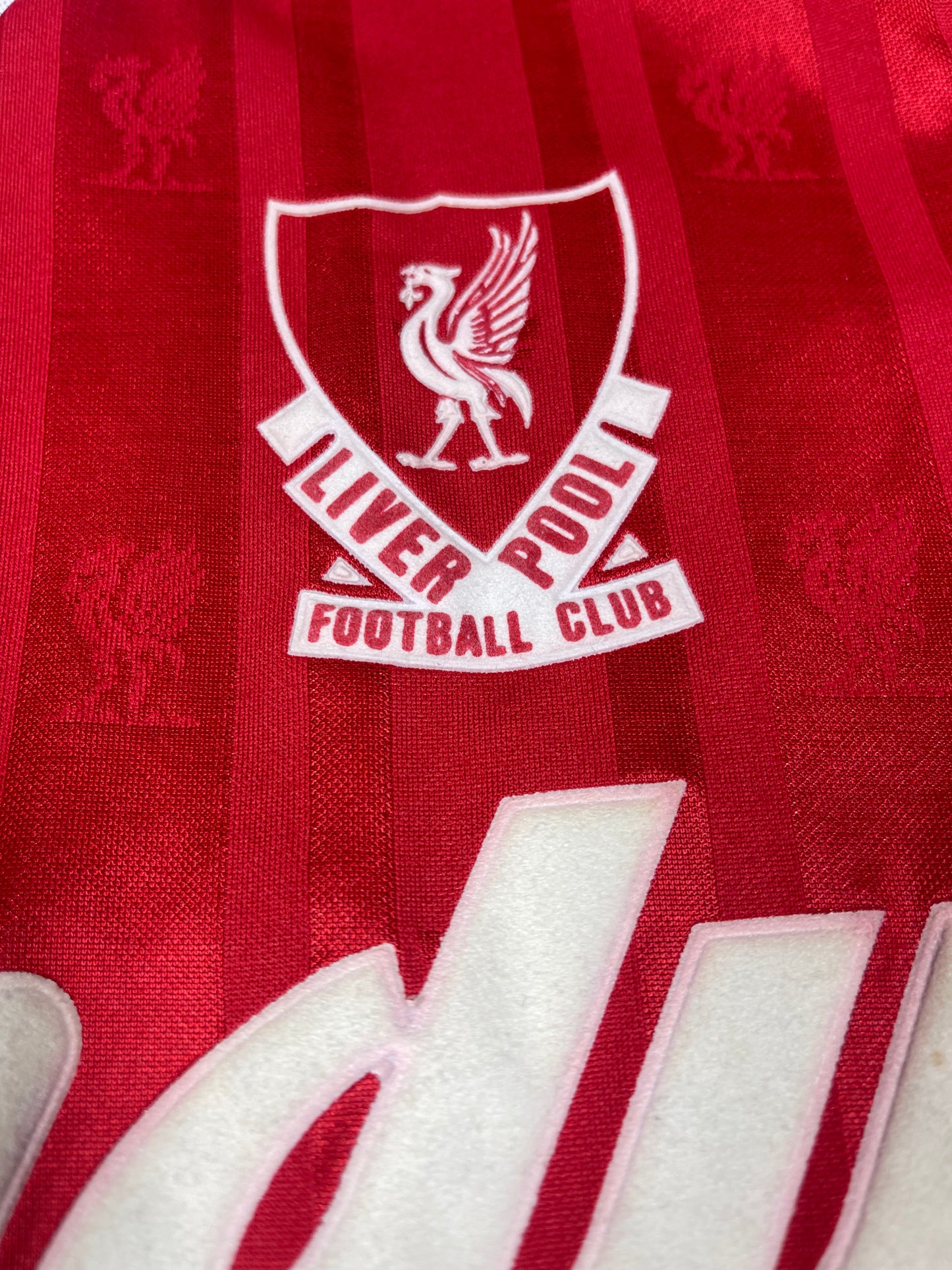 Vintage Liverpool Adidas Home Football Shirt 1988 - 1989 Soccer Jersey Candy Red Made in UK Size Slim Fit S