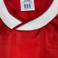 Vintage Liverpool Adidas Home Football Shirt 1988 - 1989 Soccer Jersey Candy Red Made in UK Size Slim Fit S