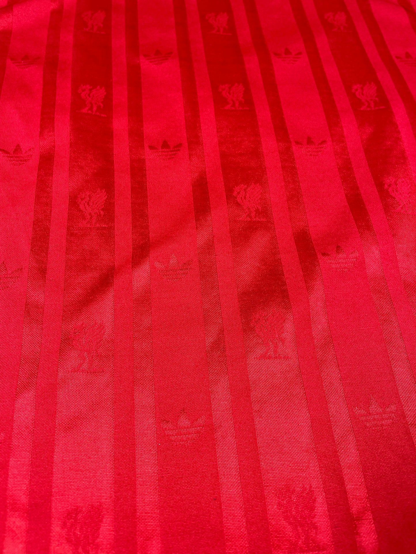 Vintage Liverpool Adidas Home Football Shirt 1988 - 1989 Soccer Jersey Candy Red Made in UK Size Slim Fit S