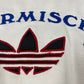 80s 90s Adidas Garmisch 1936 Winter Olympics Sweatshirt Generalkarte Olympische Winterspiele Partenkirchen Tribunen Stehplatz Spezial Sprunglaf 16 February Size M-L
