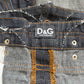 Y2K D&G Dolce & Gabbana Denim Skirt Made in Italy Size 28 / S  Low Waist