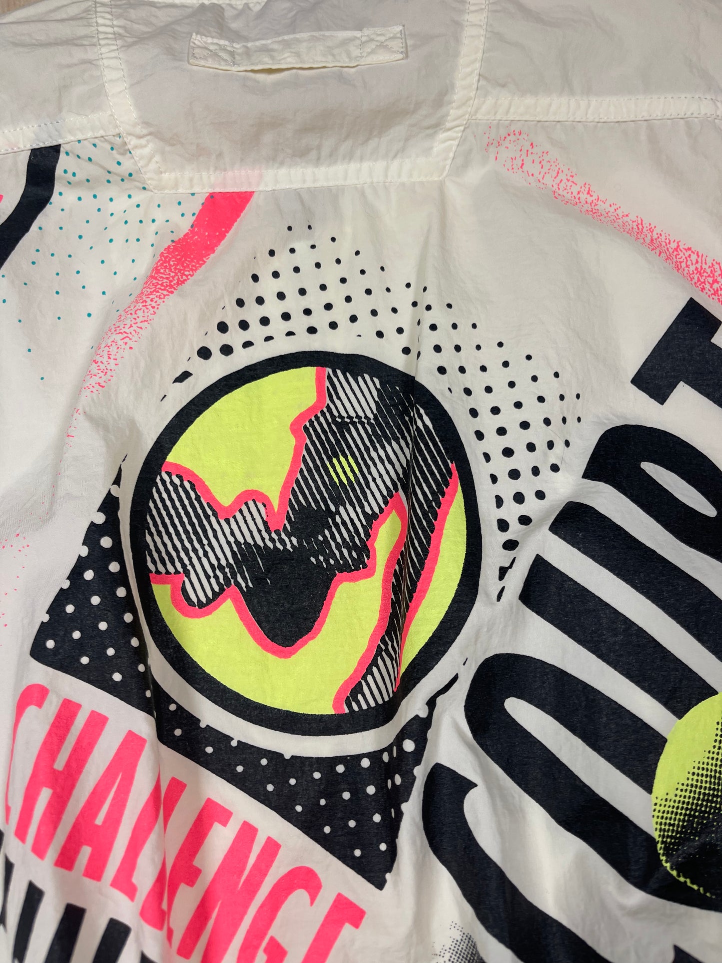 Vintage 80's Nike Challenge Court Tennis Jacket Andre Agassi John McEnroe Butter-yellow Size M-L