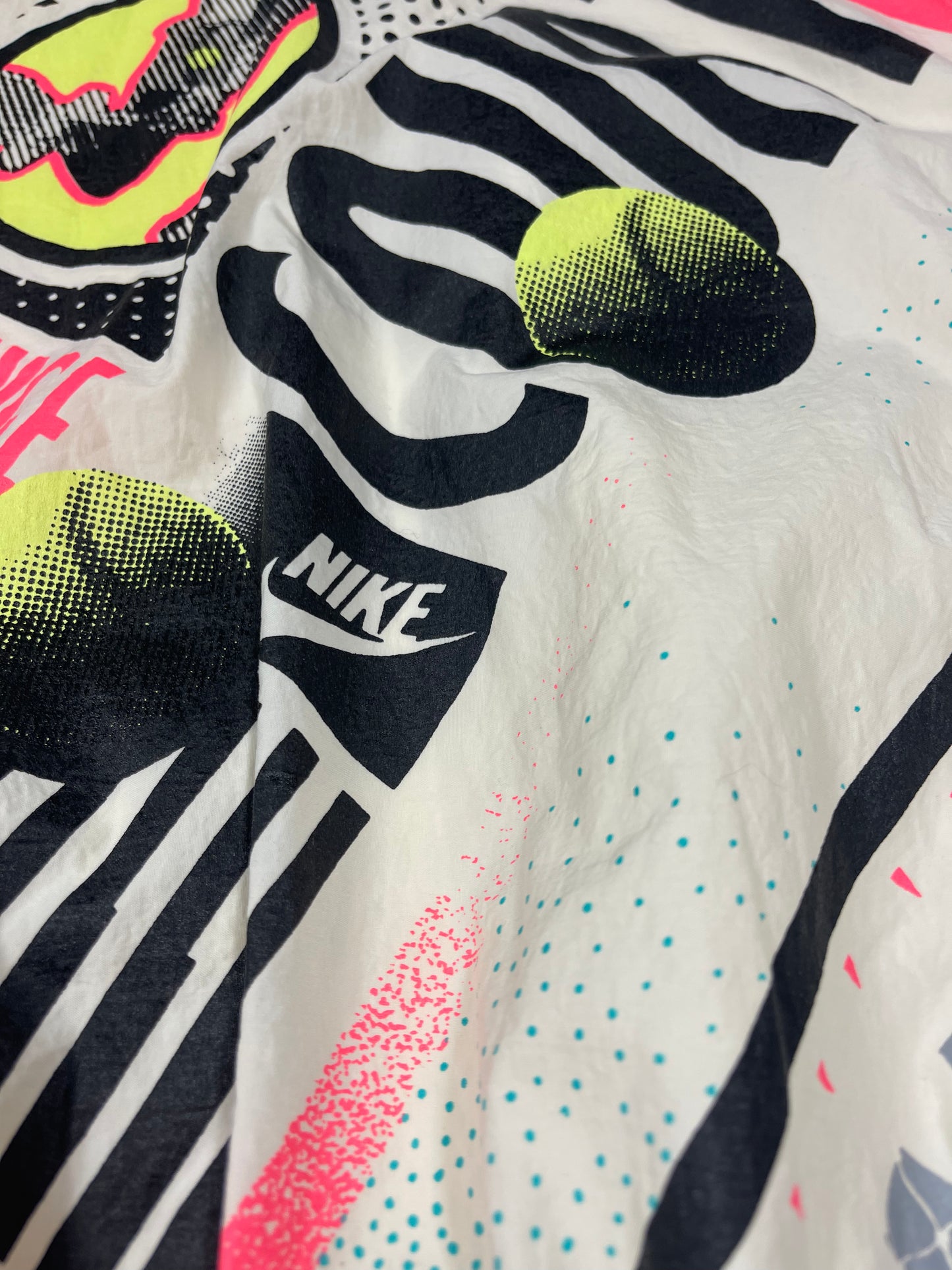 Vintage 80's Nike Challenge Court Tennis Jacket Andre Agassi John McEnroe Butter-yellow Size M-L