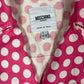 Y2K Vintage Moschino Pink Dots Jacket Made in Italy Size S-M