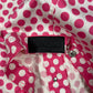 Y2K Vintage Moschino Pink Dots Jacket Made in Italy Size S-M