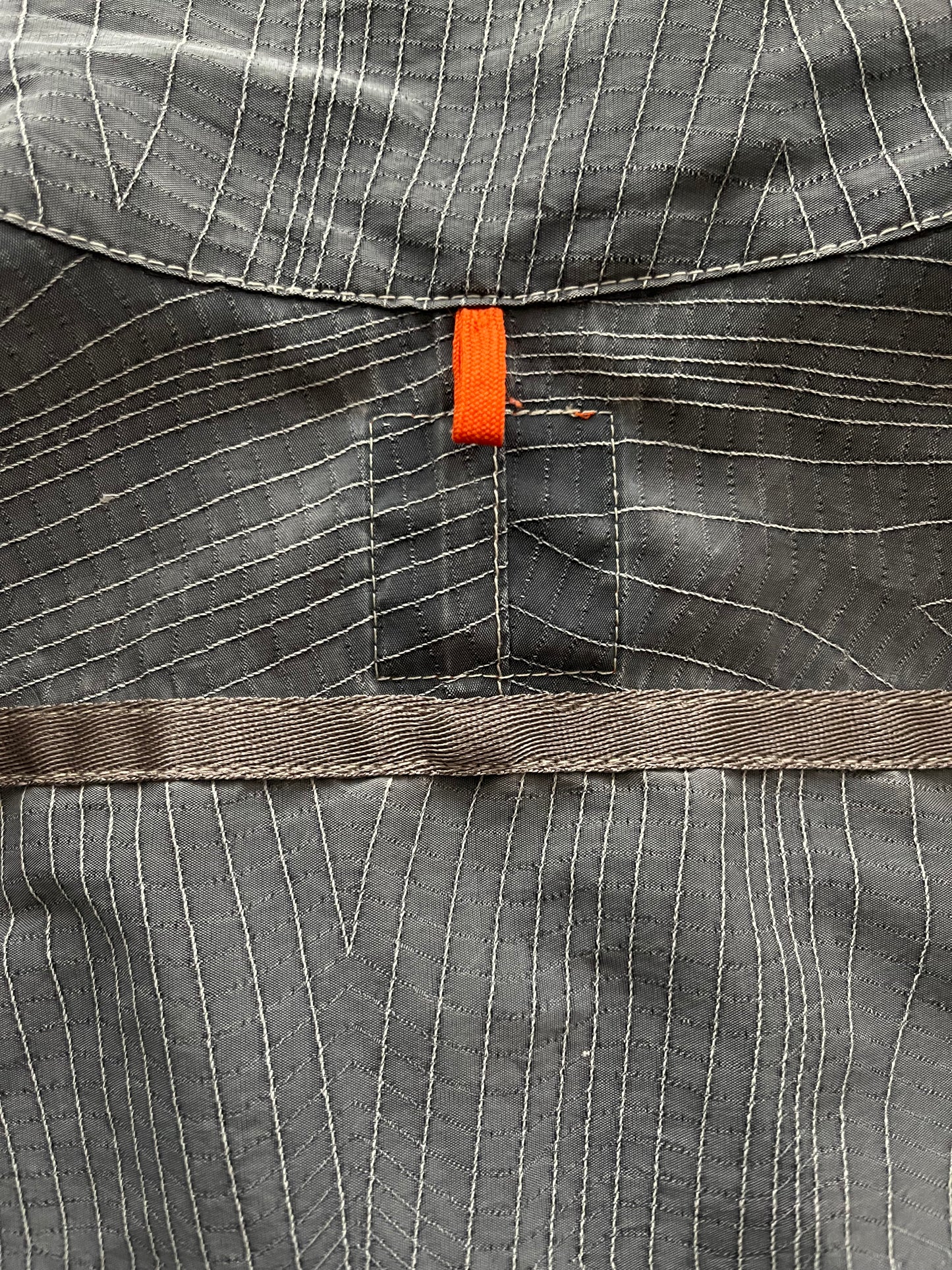 Y2K Hugo Boss BOSS Onissa  - W Technical Jacket Biker Aesthetic Orange Label Size L Size 50 Nylon Techwear Gorpcore Avant-Garde Minimal Techwear Lightweight Jacket Vintage Designer Archive Smoke Blue Dusty Blue