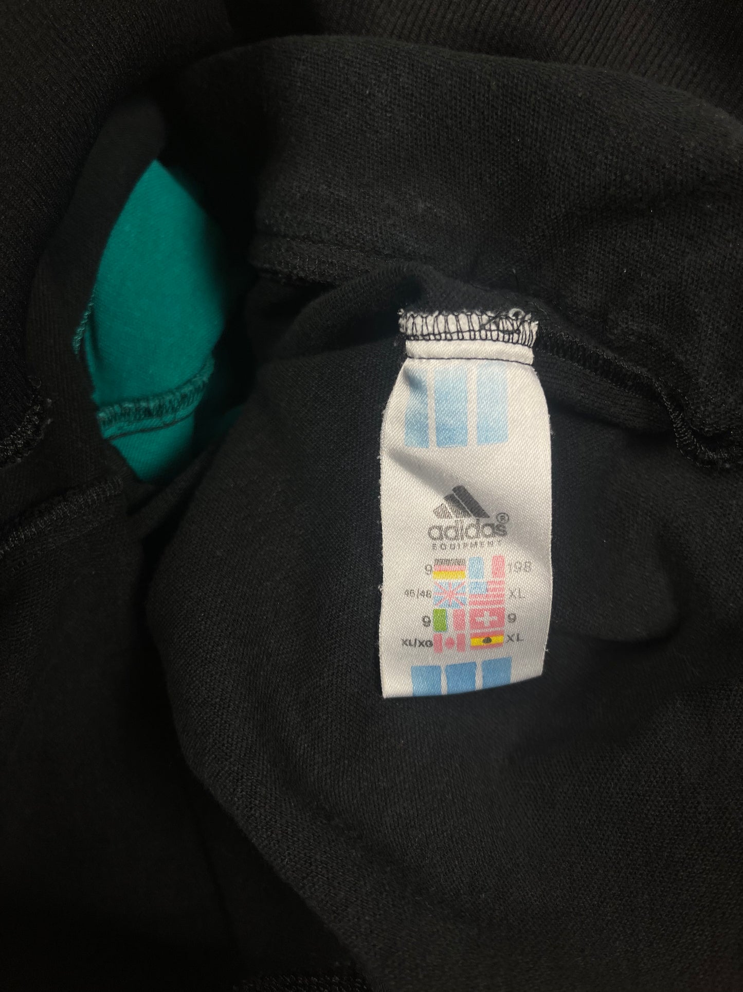 Vintage 90's Adidas Equipment Eqt Sweatshirt Size XL Green Black