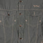 Vintage 80's 90's Diesel Hooded Jacket Size L Made in Italy Waikiki Wonder Wear Light Blue Dusty Blue