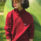 Vintage 80's Adidas Track Top Jacket Made in West Germany Burgundy Size S-M