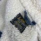 Vintage 90's Lee Denim Jeans Sherpa Lined Jacket Size S Blue