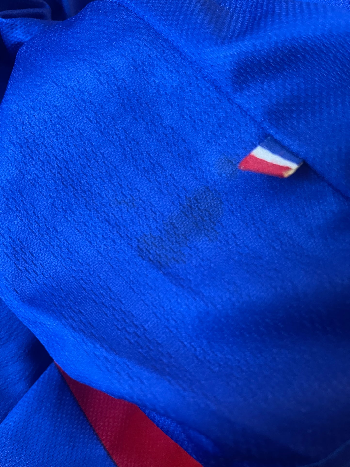🇫🇷⚽️ Iconic Vintage France Adidas Home Football Shirt 1998 1999 2000 World Cup Size XL Blue Made in UK