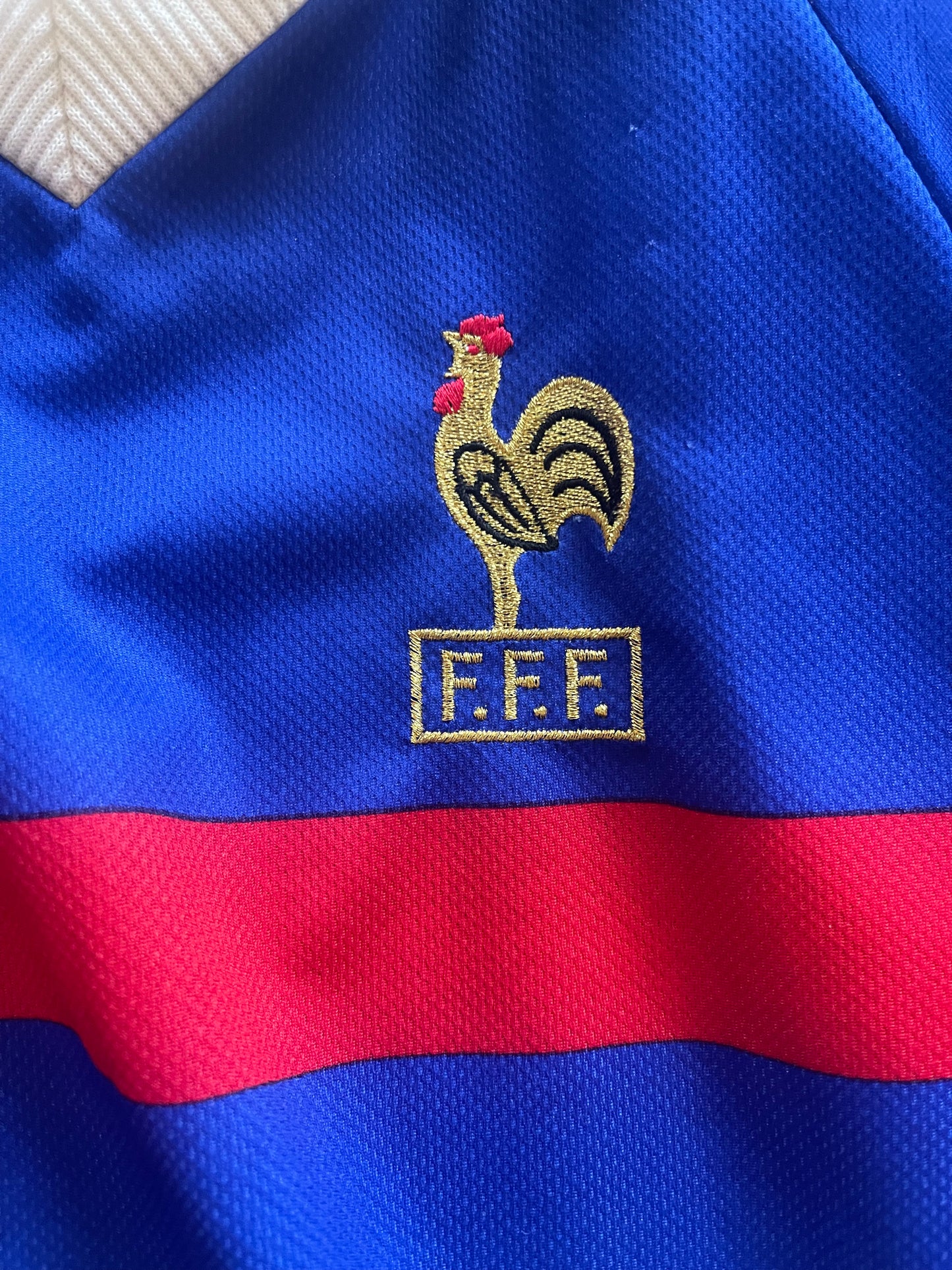 🇫🇷⚽️ Iconic Vintage France Adidas Home Football Shirt 1998 1999 2000 World Cup Size XL Blue Made in UK