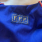 Vintage France Adidas Home Football Shirt 1998 1999 2000 World Cup Size M Blue Made in UK