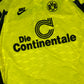 Vintage BVB Borussia Dortmund Nike Premier 1991 - 1992 Home Football Shirt Made in UK Size XL Die Continentale
