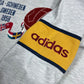 Vintage Adidas Sweatshirt Crew Neck Sweden Suecia Schweden Suede 8-29.06 1958 FIFA World Cup Coupe Jules Rimet VM Heavy Cotton Size M Grey Blue