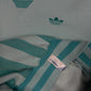 Vintage 90’s Adidas Sweatshirt Stripes Ocean Current Blue Curaçao Size M