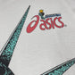 Vintage Asics New York Marathon Running 1993 T-Shirt Graphic Tee White Made in USA The Statue of Liberty Size M