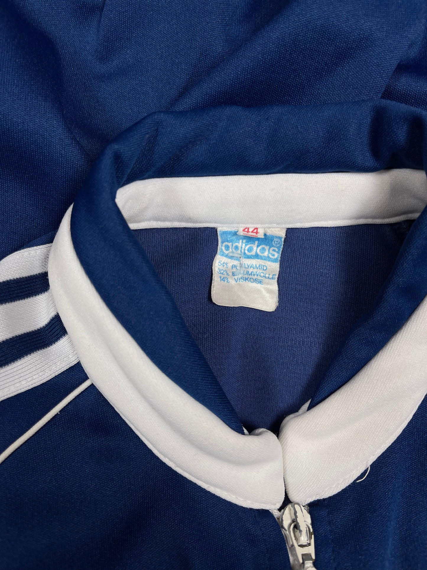 Rare True Grail 70's Adidas Ein Schwann Erzeugnis Purple Blue Made in West Germany Opti Zipper