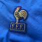 Vintage France Adidas Football Jacket Shell 1990 1991 - 1992 Made in France Size L - XL Blue Red White