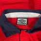 🏴󠁧󠁢󠁥󠁮󠁧󠁿 ⚽️ Vintage England Umbro 1999 - 2001 Away Football Shirt Red Size XL Form UV