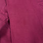 Vintage 80's Lacoste Chemise Boxy Embroidered Sweatshirt Crew Neck Burn Burgundy Size S - M Made in France 100% Cotton