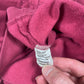 Vintage 80's Lacoste Chemise Boxy Embroidered Sweatshirt Crew Neck Burn Burgundy Size S - M Made in France 100% Cotton