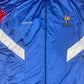 Vintage France Adidas Football Jacket Shell 1990 1991 - 1992 Made in France Size L - XL Blue Red White